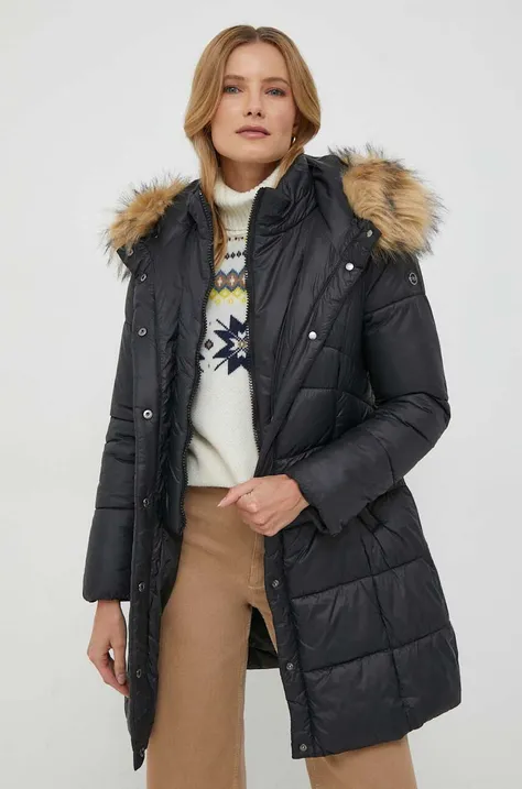 Куртка Artigli жіноча колір чорний зимова