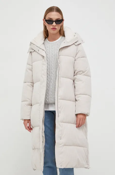 Abercrombie & Fitch rövid kabát női, bézs, téli