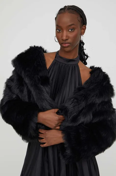 Abercrombie & Fitch kurtka damska kolor czarny przejściowa