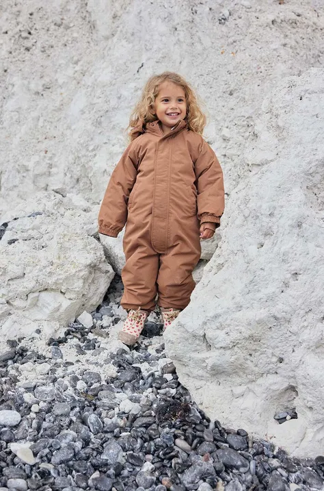 Детский зимний комбинезон Konges Sløjd цвет коричневый