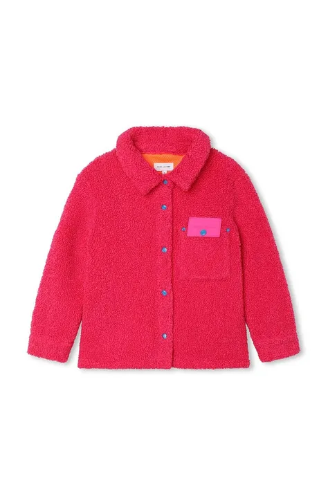 Παιδικό μπουφάν Marc Jacobs χρώμα: κόκκινο
