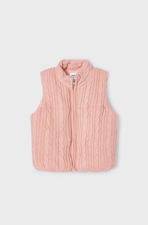 Дитяча безрукавка Mayoral колір бежевий