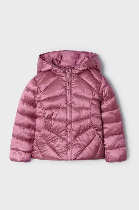 Дитяча куртка Mayoral колір рожевий