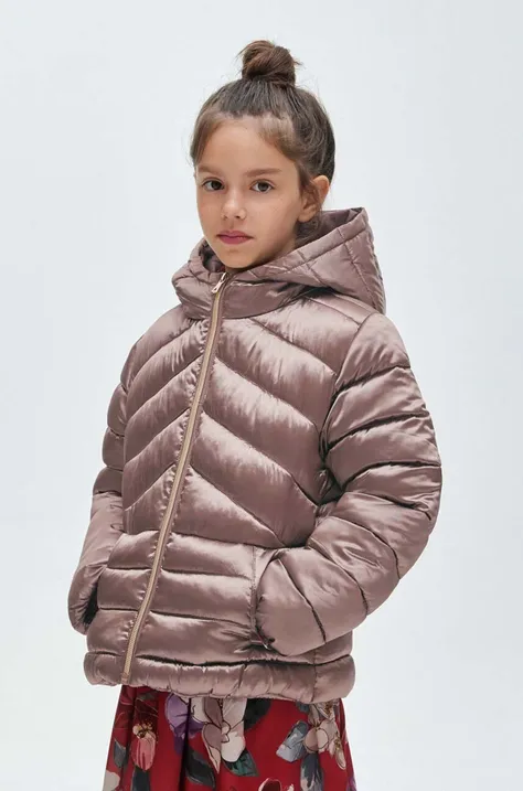 Дитяча куртка Mayoral колір коричневий