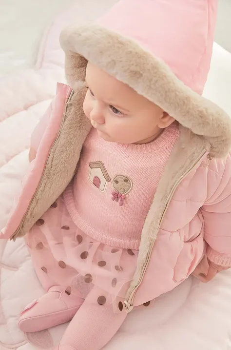 Dvostrana jakna za bebe Mayoral Newborn boja: ružičasta