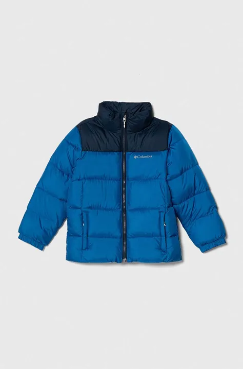Columbia kurtka dziecięca U Puffect Jacket kolor niebieski