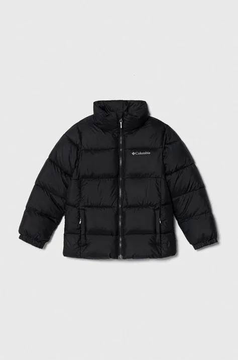 Παιδικό μπουφάν Columbia U Puffect Jacket χρώμα: μαύρο