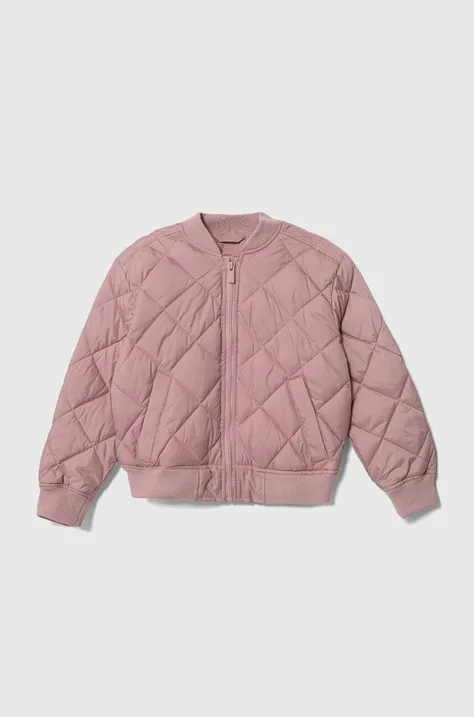 Dječja bomber jakna Abercrombie & Fitch boja: ružičasta