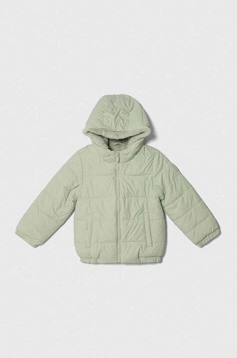 Abercrombie & Fitch geaca copii culoarea verde