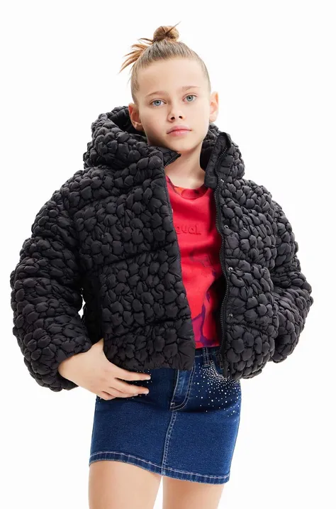 Дитяча куртка Desigual колір чорний