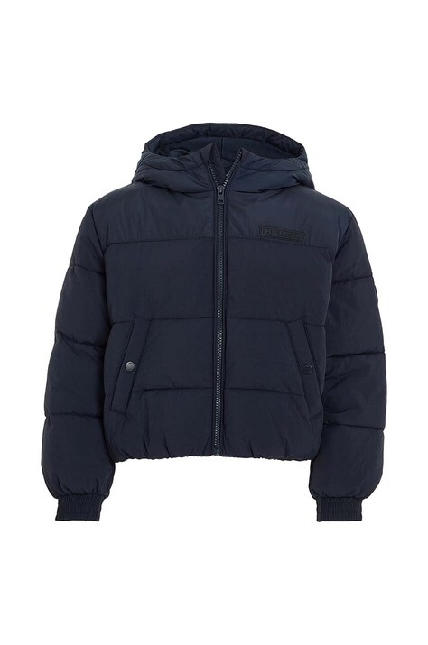 Tommy Hilfiger kurtka dziecięca kolor granatowy