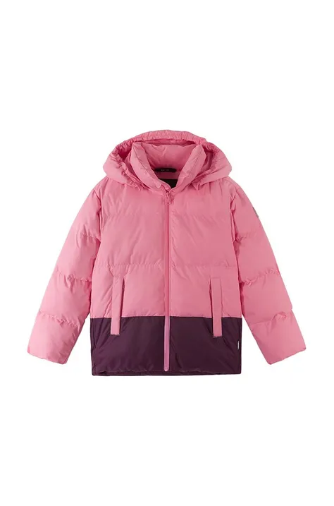Παιδικό μπουφάν Reima Teisko χρώμα: ροζ