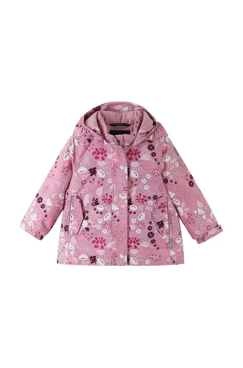 Detská zimná bunda Reima Kuhmoinen ružová farba