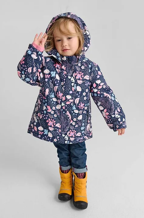 Detská zimná bunda Reima Kuhmoinen tmavomodrá farba