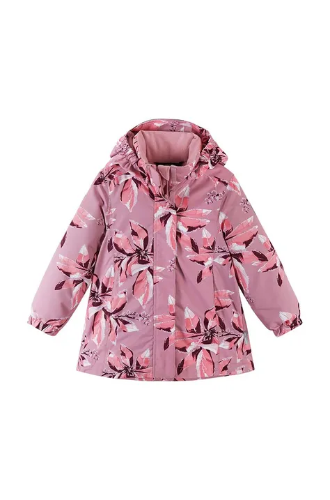 Detská bunda Reima Toki ružová farba