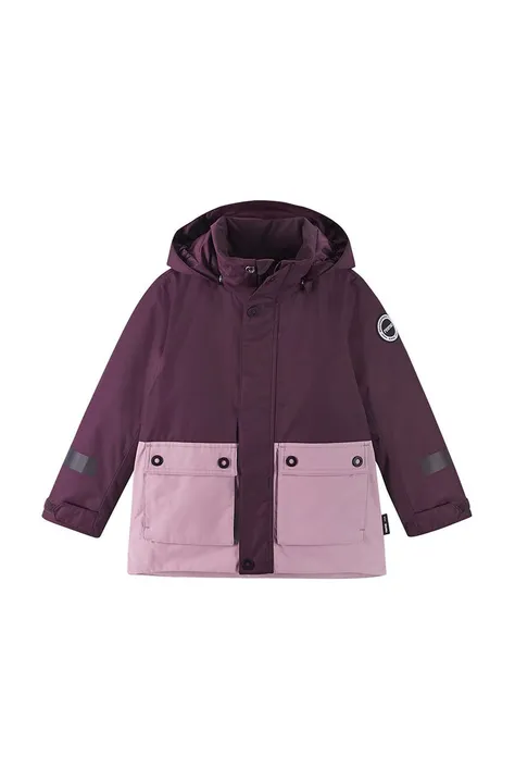 Дитяча зимова куртка Reima Luhanka колір фіолетовий