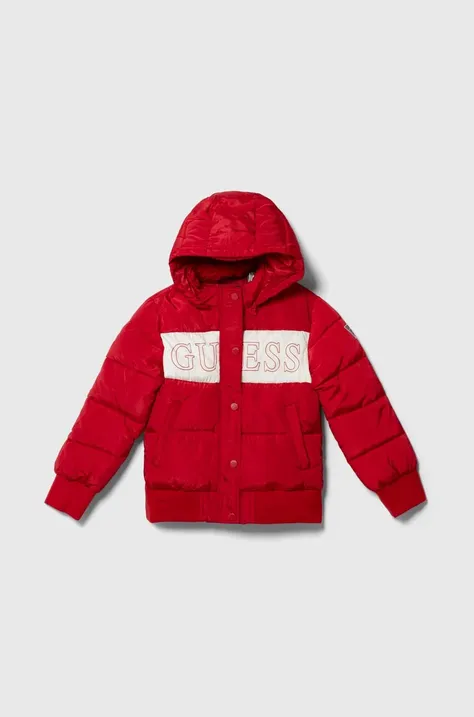 Дитяча куртка Guess колір червоний