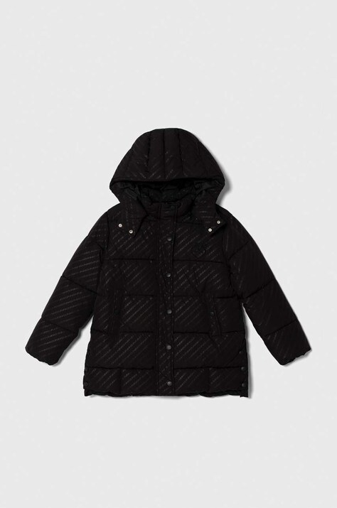 Pinko Up geaca copii culoarea negru