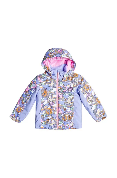Дитяча гірськолижна куртка Roxy SNOWY TALE JK SNJT колір фіолетовий