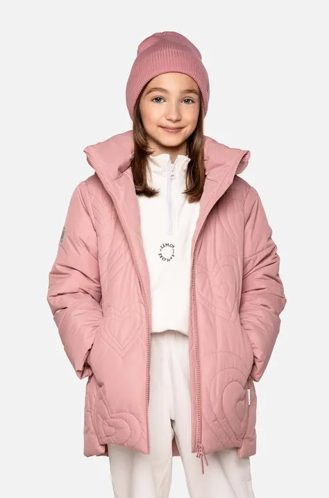 Дитяча куртка Lemon Explore колір рожевий