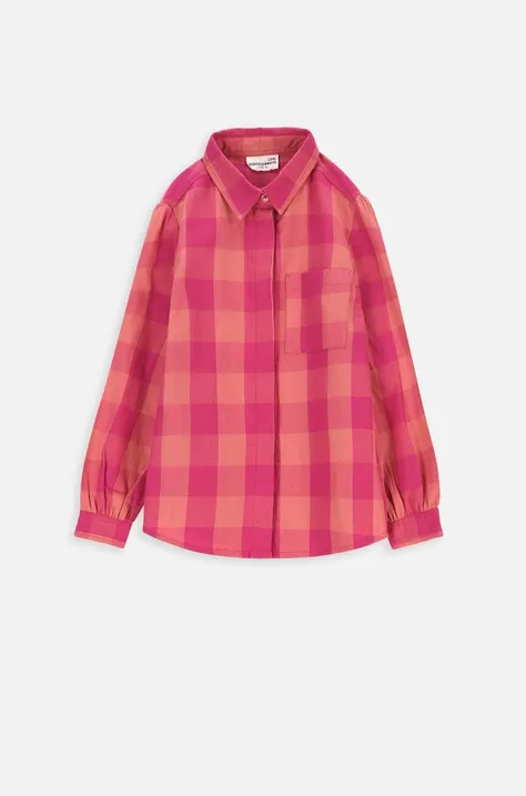 Otroška jakna Coccodrillo ZC3140101PUK PEPPED UP KIDS roza barva