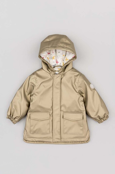 zippy geaca copii culoarea bej