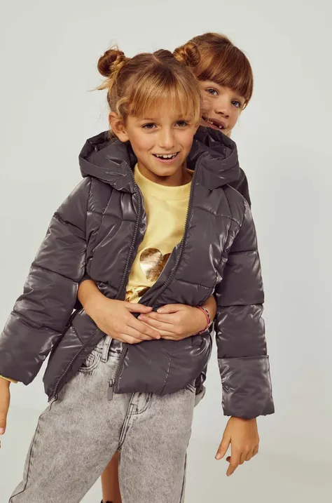 Otroška jakna zippy črna barva
