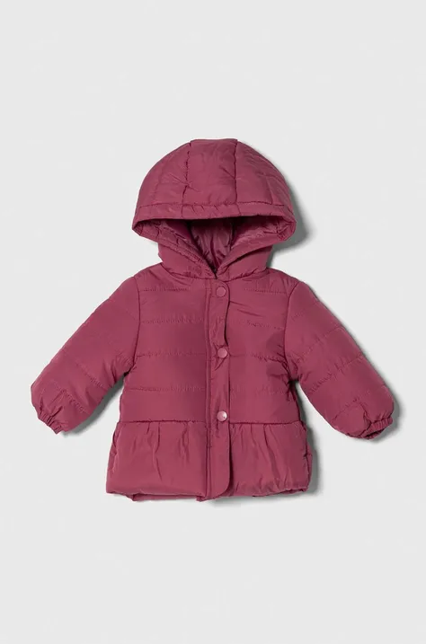Kojenecká bunda zippy fialová barva