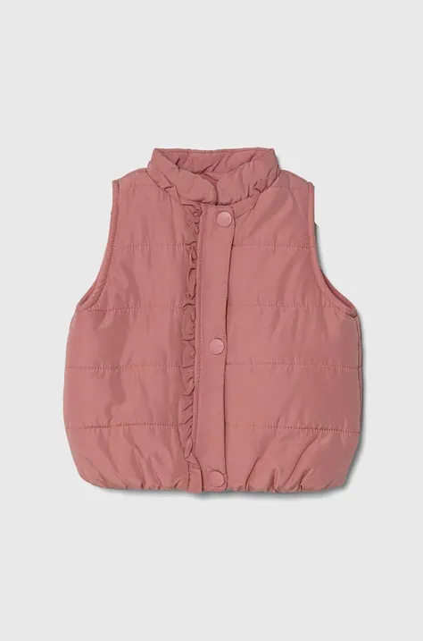 Βρεφικό γιλέκο zippy χρώμα: ροζ