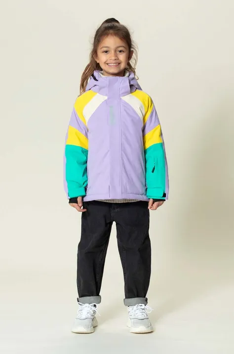 Παιδικό μπουφάν για σκι Gosoaky FAMOUS DOG χρώμα: μοβ