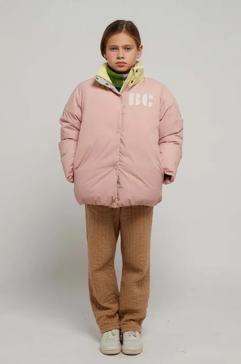 Παιδικό μπουφάν Bobo Choses χρώμα: ροζ