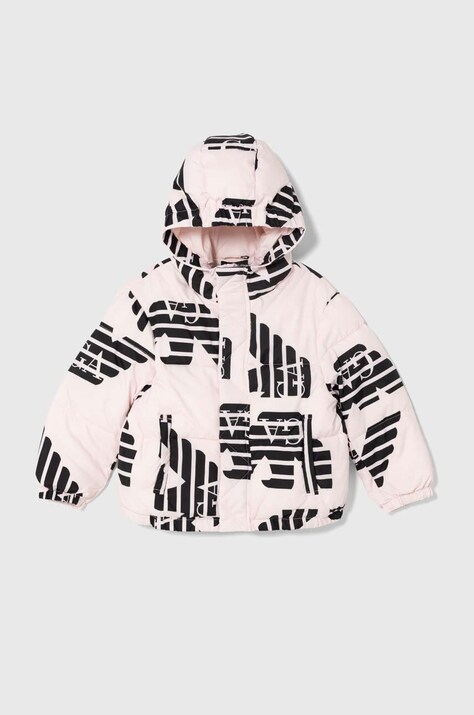 Детско яке Emporio Armani в розово