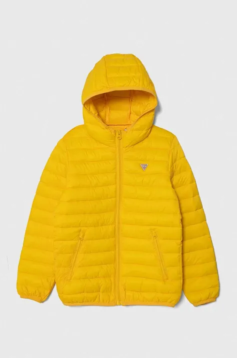 Otroška jakna Guess rumena barva