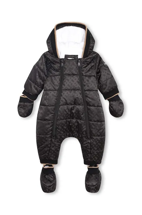 Παιδικές χειμερινές φόρμες BOSS χρώμα: μαύρο