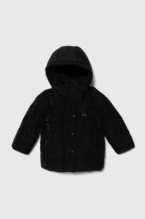 Otroška jakna Karl Lagerfeld črna barva