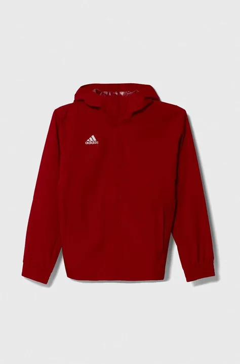 Παιδικό μπουφάν adidas Performance ENT22 AW JKTY χρώμα: κόκκινο