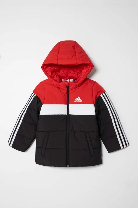 Дитяча куртка adidas колір червоний