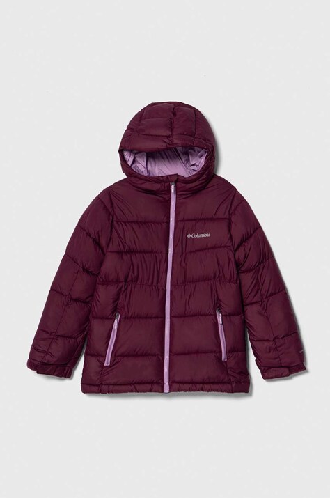 Детская куртка Columbia U Pike Lake II Hdd Jacke цвет бордовый
