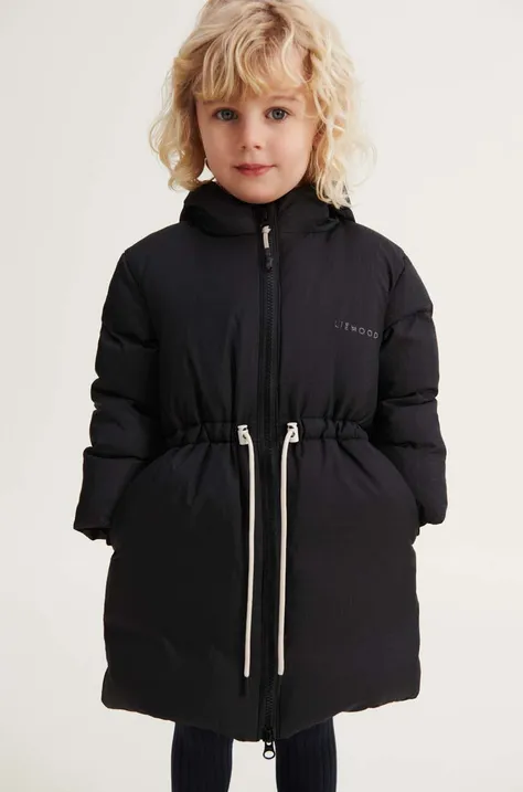 Дитяча пухова куртка Liewood колір чорний