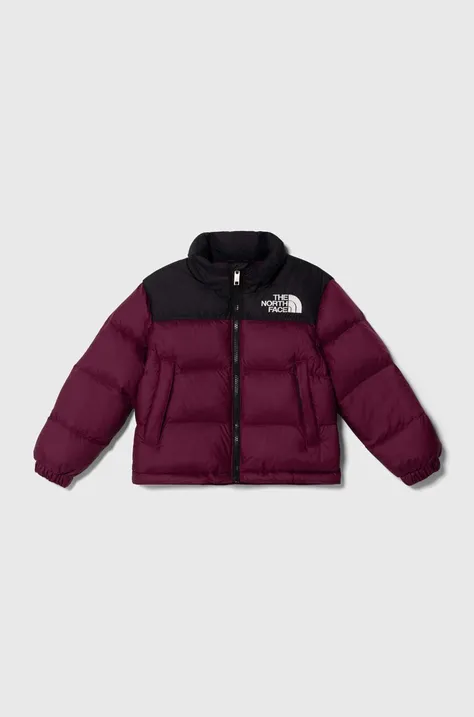 Дитяча пухова куртка The North Face 1996 RETRO NUPTSE JACKET колір фіолетовий