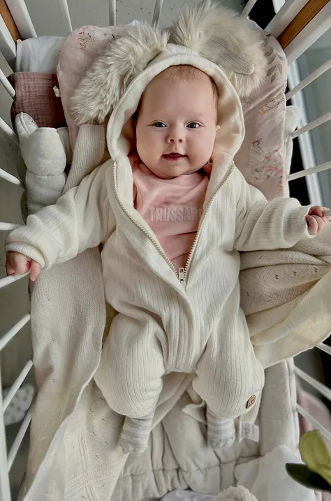 Ολόσωμη φόρμα μωρού Jamiks χρώμα: άσπρο