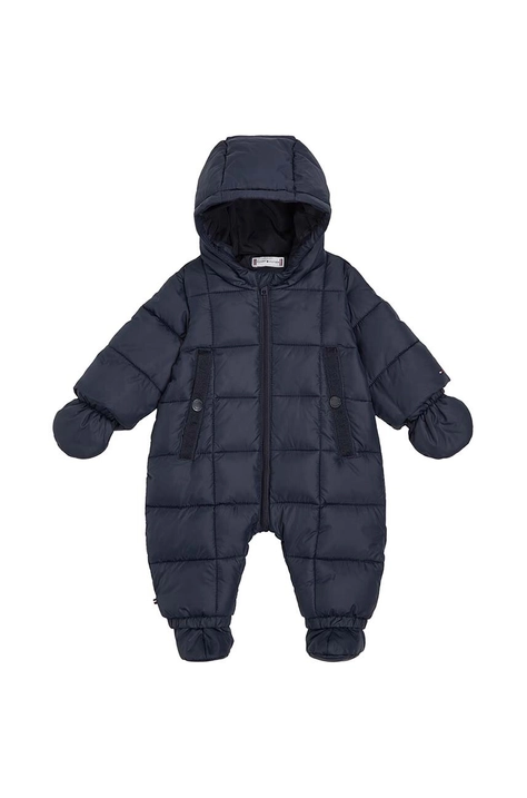 Tommy Hilfiger combinezon bebe culoarea negru