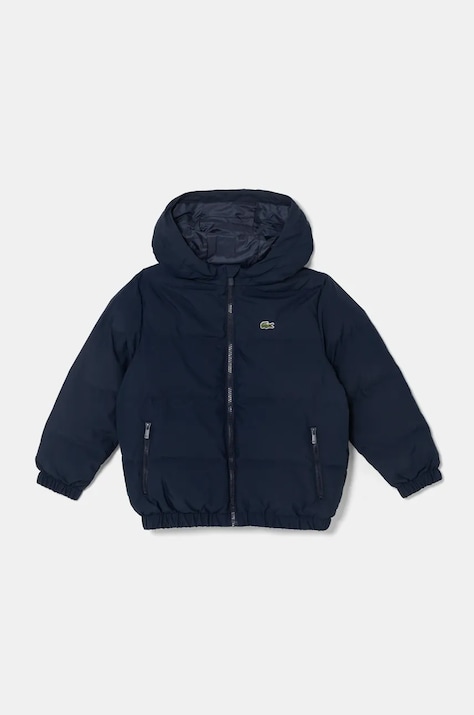 Lacoste geaca copii culoarea albastru marin