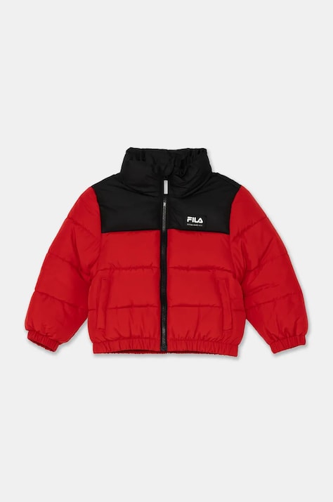 Fila gyerek dzseki THELKOW blocked padded jacket piros
