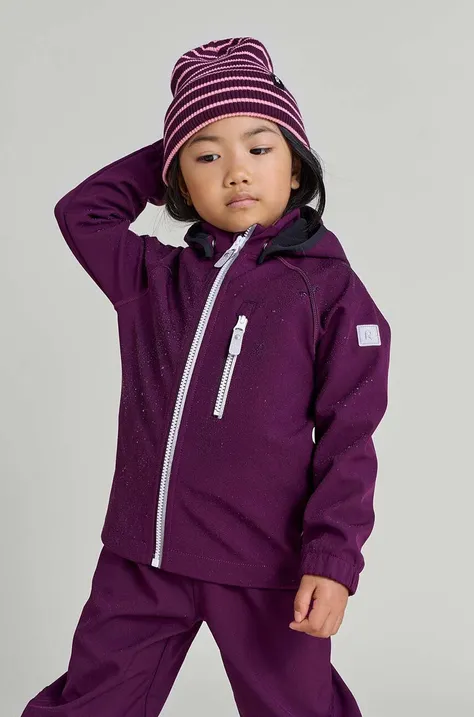 Παιδικό μπουφάν Reima Vantti χρώμα: μοβ