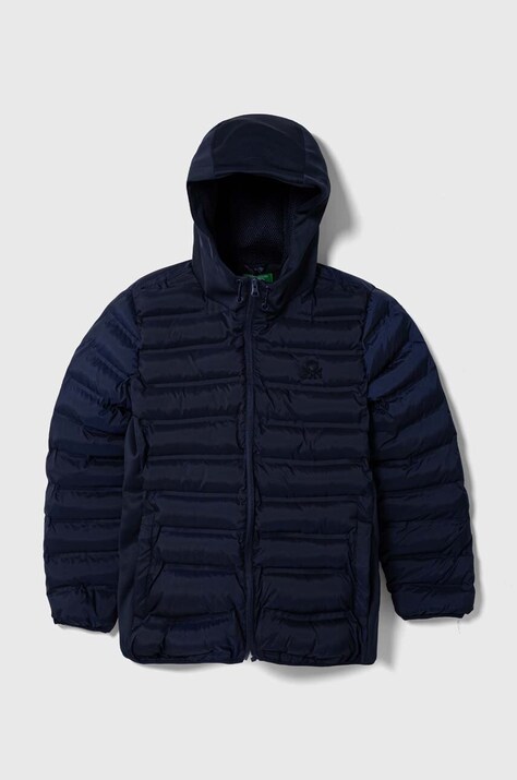 Otroška jakna United Colors of Benetton mornarsko modra barva