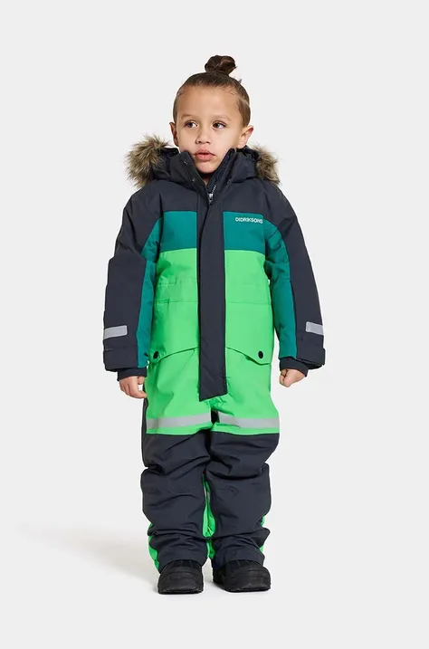 Παιδικές χειμερινές φόρμες Didriksons BJÄRVEN KDS COVER χρώμα: πράσινο
