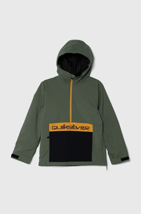 Детская лыжная куртка Quiksilver STEEZE YOUTH JK SNJT цвет зелёный
