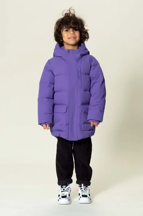 Дитяча куртка Gosoaky TIGER EYE колір фіолетовий