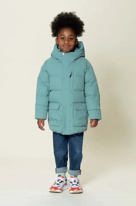 Дитяча куртка Gosoaky TIGER EYE колір бірюзовий
